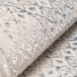 Preview: Eleganter Designer Teppich | glänzend | in blau-weiß