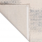 Preview: Eleganter Designer Teppich | glänzend | in blau-weiß