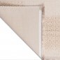 Preview: Eleganter Abstrakter Teppich | glänzend | in gold-weiß