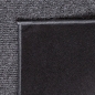 Preview: Flachgewebe-Teppich im schlichten einfarbigen Design in anthrazit