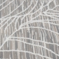 Preview: Moderner Recycel Teppich • angenehm weich • Blätterdesign in grau