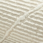 Mobile Preview: Klassischer Teppich mit Ribs • recycelt • weich • Rauten creme