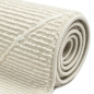 Mobile Preview: Klassischer Teppich mit Ribs • recycelt • weich • Rauten creme