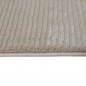 Preview: Klassischer Ribs Teppich • recycelt • weich • Rauten in beige