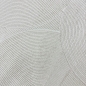 Preview: Recycle Wohnzimmerteppich Schlafzimmer mit modernen ovalen Formen liniert in beige