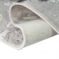 Preview: Wollteppich Moderner Teppich abstrakt Marmorteppich in grau
