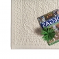 Preview: Recycling Teppich Creme Ornament Design wohnlich Wohnzimmer