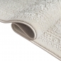 Preview: Recycling Teppich Creme Ornament Design wohnlich Wohnzimmer