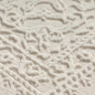 Preview: Recycling Teppich Creme Ornament Design wohnlich Wohnzimmer