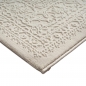 Preview: Recycling Teppich Creme Ornament Design wohnlich Wohnzimmer