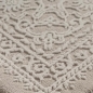 Preview: Recycling Teppich Taupe Ornament Design wohnlich Wohnzimmer