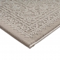 Preview: Recycling Teppich Taupe Ornament Design wohnlich Wohnzimmer