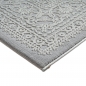 Preview: Recycling Teppich Grau Ornament Design wohnlich Wohnzimmer
