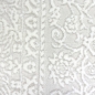 Preview: Eleganter Recycel Teppich mit Ornamentmuster zeitloses Design luxuriöse Optik pflegeleicht in Creme