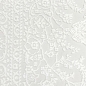 Preview: Eleganter Recycel Teppich mit Ornamentmuster zeitloses Design luxuriöse Optik pflegeleicht in Creme