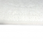 Preview: Eleganter Recycel Teppich mit Ornamentmuster zeitloses Design luxuriöse Optik pflegeleicht in Creme