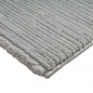 Preview: Recycling Teppich Silber Struktur Design modern Wohnzimmer