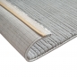Preview: Recycling Teppich Silber Struktur Design modern Wohnzimmer