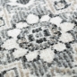 Mobile Preview: Teppich Orient Teppich Outdoor Wohnzimmerteppich Ornamente in grau