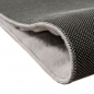 Preview: Teppich Wohnzimmerteppich flauschig antirutsch Höhen Effekt mit Bubbleform in grau