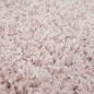 Preview: Flauschiger Shaggy Teppich in rosa