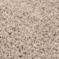 Preview: Shaggy Teppich in Beige für Wohnzimmer und Schlafzimmer – weich, warm und gemütlich