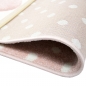 Preview: Kinderteppich Spielteppich Teppich Kinderzimmer Babyteppich Hase in Rosa Weiss Grau