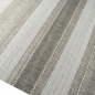 Preview: Teppich Sisal Optik Küchenteppich moderner Läufer Flachgewebe gestreift grau