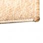 Preview: Teppich Sisal Optik Küchenteppich moderner Läufer Flachgewebe gestreift braun beige
