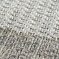 Preview: Teppich Modern Flachgewebe Kariert Sisal Optik Küchenteppich Küchenläufer Karo Design Grau