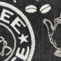 Preview: Küchenteppich Sisal moderner Küchenläufer flachgewebt Coffee Mocha Espresso Schwarz