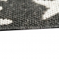 Preview: Küchenteppich Sisal moderner Küchenläufer flachgewebt Coffee Mocha Espresso Schwarz