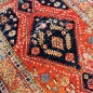 Preview: Modern and designer carpet oriental carpet living room carpet with classic oriental orange turquoise multicolored