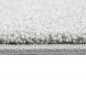 Preview: Teppich Wohnzimmer Teppich Design mit Dreieck Muster in Blau Grau Creme
