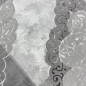 Preview: Designer Teppich Moderner Teppich Wohnzimmer Teppich mit Muster Grau Cream Beige