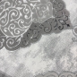 Preview: Designer Teppich Moderner Teppich Wohnzimmer Teppich mit Muster Grau Cream Beige
