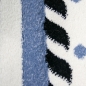 Preview: Kinderteppich Maritim Kinderzimmerteppich Jungen Teppich mit Anker in Blau Creme