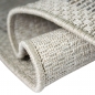 Preview: In- & Outdoor Teppich Sisal Optik Küche Wohnzimmer Terrasse Balkon – beige grau