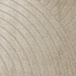 Preview: Moderner Teppich mit geometrischem Bogenmuster Stilvoll in Beige