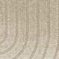 Preview: Moderner Teppich mit geometrischem Bogenmuster Stilvoll in Beige