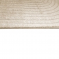 Preview: Moderner Teppich mit geometrischem Bogenmuster Stilvoll in Beige