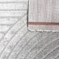 Preview: Moderner Teppich mit Bogenmuster Stilvoll in grau