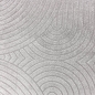 Preview: Moderner Teppich mit Bogenmuster Stilvoll in grau