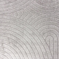 Preview: Moderner Teppich mit Bogenmuster Stilvoll in grau