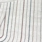Preview: Moderner Teppich mit Bogenmuster in Beige mit bunten Streifen