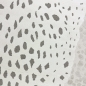 Preview: Kinderzimmer Teppich Weich Leopard 3d-effekt Allergiker geeignet in creme grau