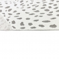Preview: Kinderzimmer Teppich Weich Leopard 3d-effekt Allergiker geeignet in creme grau