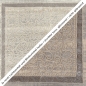 Mobile Preview: Orientalischer Teppich mit Bordüre in dezentem Farbton sand
