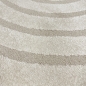Preview: Wohnzimmer Schlafzimmer Teppich Shape Strich Muster strapazierfähig creme grau