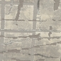 Preview: Orientalischer Retro Teppich liniert in dezenten Farbtönen grau